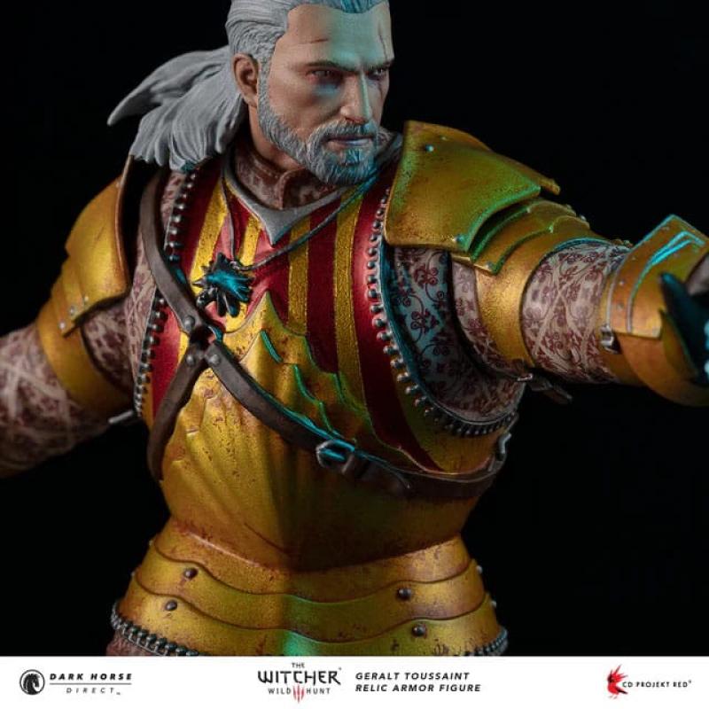 The Witcher 3: Geralt Toussaint Relic Armor 20 cm PVC Statue - Dark Horse