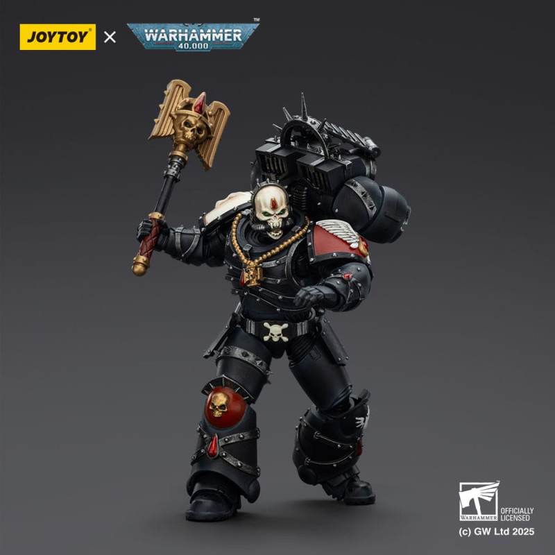 Warhammer 40,000: Combat Patrol Blood Angels Action Figure Lemartes With Jump Pack Blood Crozius and 3