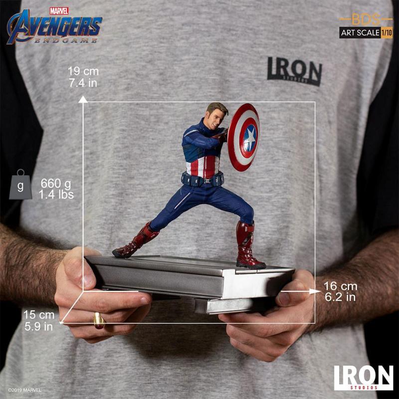 Avengers Endgame: Captain America - BDS Art Scale Statue 1/10 2023 19 cm - Iron Studios