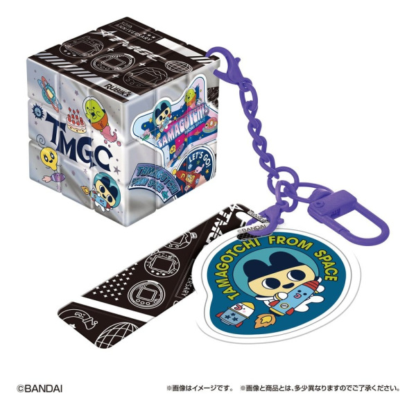 Rubik's ID Keychains Tamagotchi Blind Box Display (6) 4