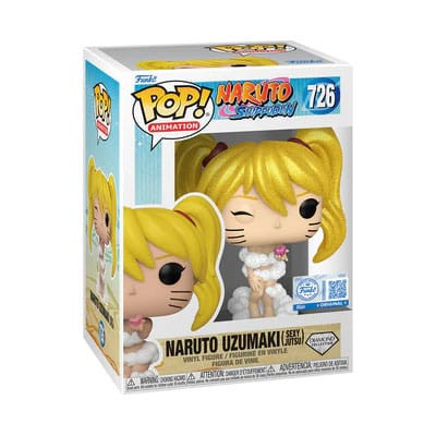 Naruto Pop! Animation Vinyl Figure Naruto(Sexy Jutsu) Diamond Collection heo Exclusive Edition 9 cm 1
