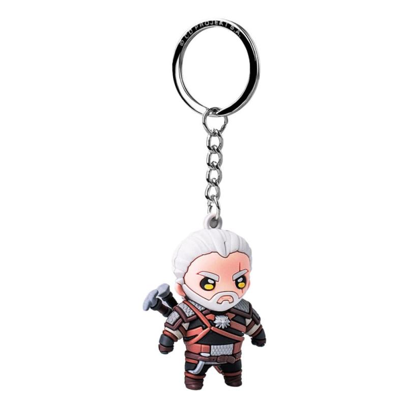 The Witcher III: Wild Hunt Vinyl Keychain Geralt of Rivia