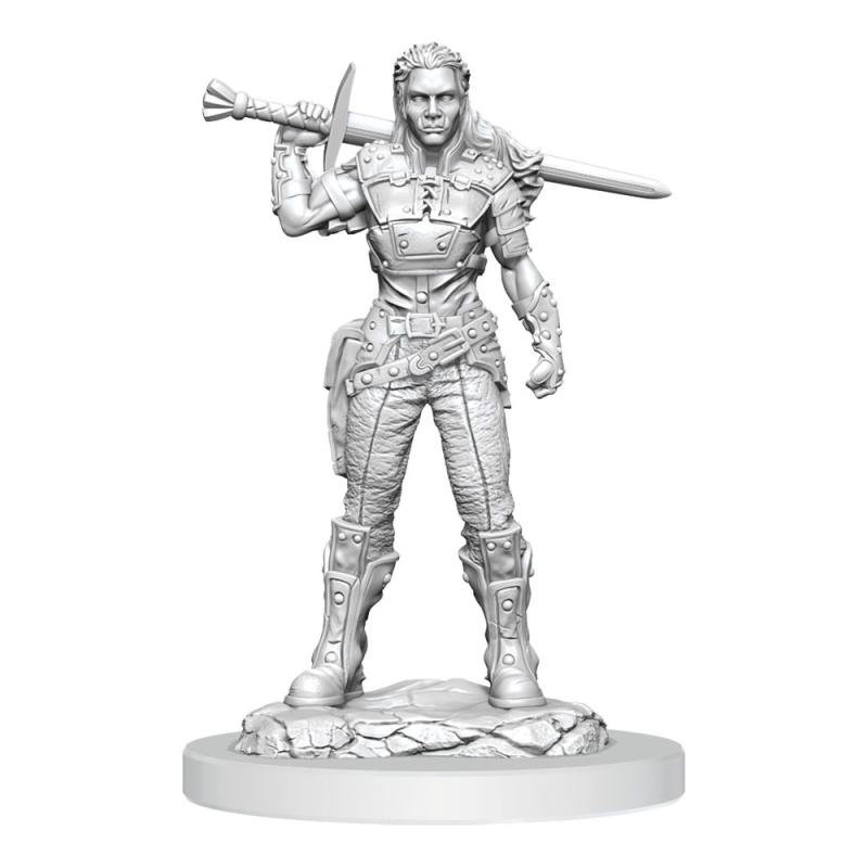 D&D Nolzur's Marvelous Miniatures Unpainted Miniatures 2-Pack Orc Fighter Female