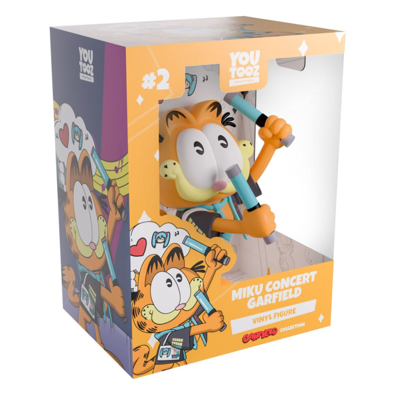 Hatsune Miku x Garfield Vinyl Figure Miku Concert Garfield 13 cm 5
