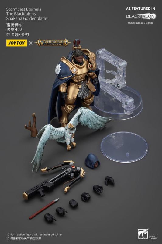 Warhammer Age of Sigmar Actionfigur Stormcast Eternals The Blacktalons Shakana Goldenblade 20 cm 1