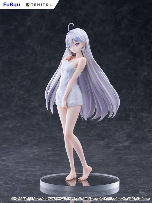 Playing Death Games to Put Food on the Table Light Novel PVC Statue Yuki Golden Bath Ver. 30 cm 1