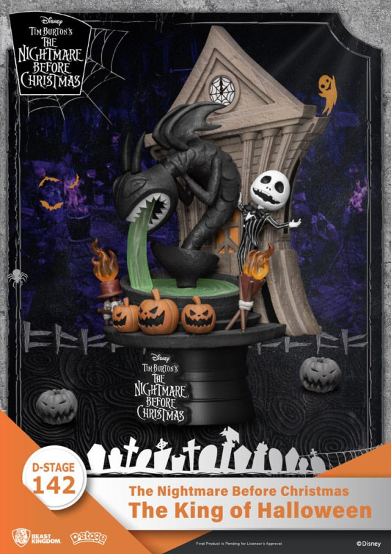Nightmare before Christmas D-Stage PVC Diorama The King of Halloween 15 cm 1