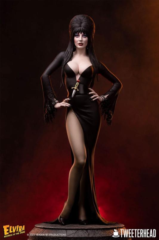 Elvira Mistress of the Dark: Elvira 1/4 Maquette - Tweeterhead