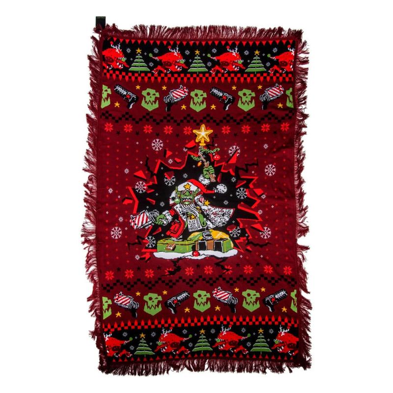 Warhammer 40K Knitted blanket Gobbo Red 160 x 102 cm