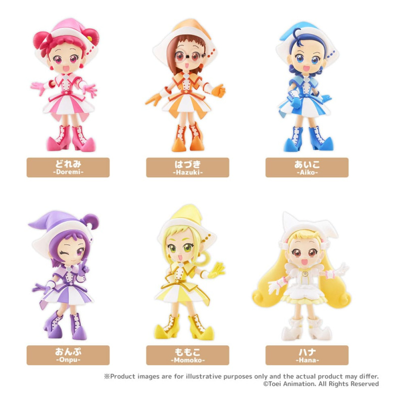 Ojamajo Doremi "Dokkan!" PalVerse PVC Figures 9 cm Blind Box Assortment (6)