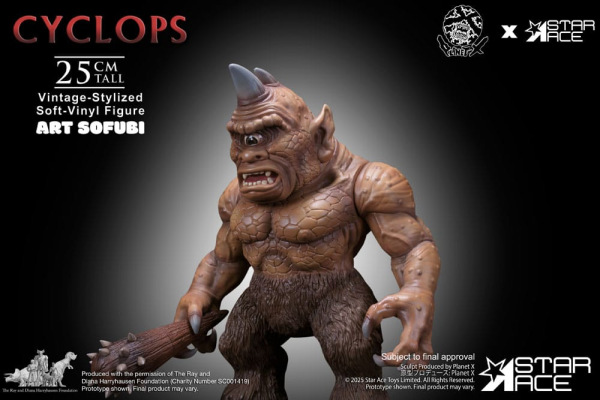 Ray Harryhausen Soft Vinyl Statue Cyclops (Vintage-Style) 25 cm 7