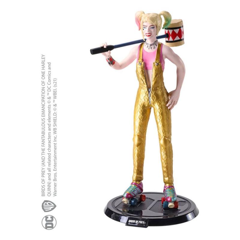 DC Comics: Harley Quinn 19 cm Bendable Figure - Noble Collection