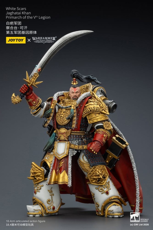 Warhammer The Horus Heresy Action Figure White Scars Jaghatai Khan Primarch of the Vth Legion 19 cm 4