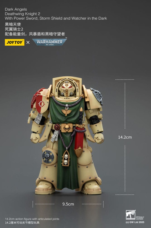 Warhammer 40,000 Action Figure Dark Angels Deathwing Knight 2 14 cm 1