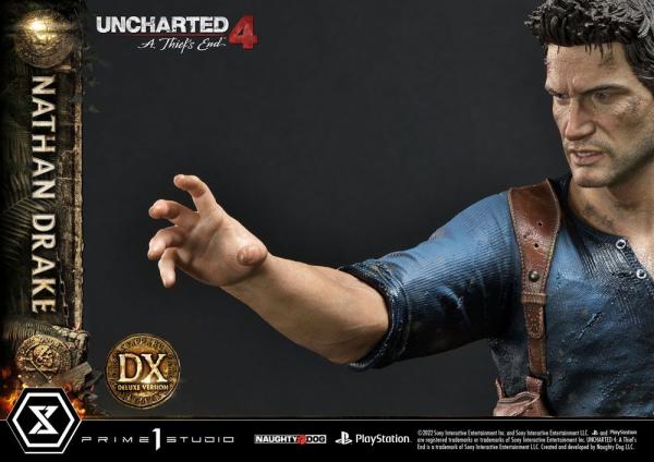 Uncharted 4 A Thief's End: Nathan 1/4 Deluxe Bonus Version Statue  - Prime 1 Studio