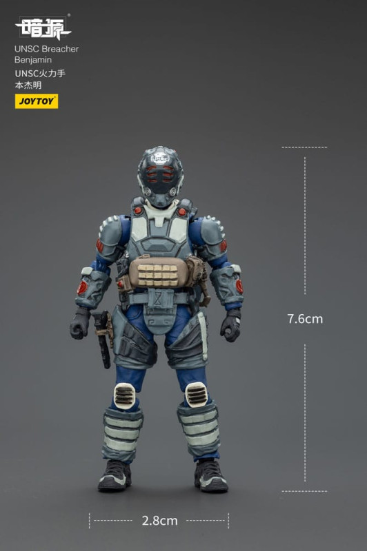 UNSC Dark Source Action Figur Breacher Benjamin 7 cm 1