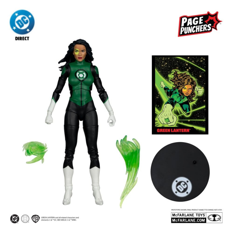 DC Direct Page Punchers Action Figure Jessica Cruz (Green Lanterns # 48) (Red Platinum Edition) 18 c 2