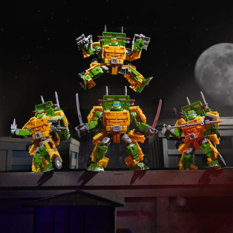 Transformers x Teenage Mutant Ninja Turtles Action Figure Party Wallop 18 cm 7