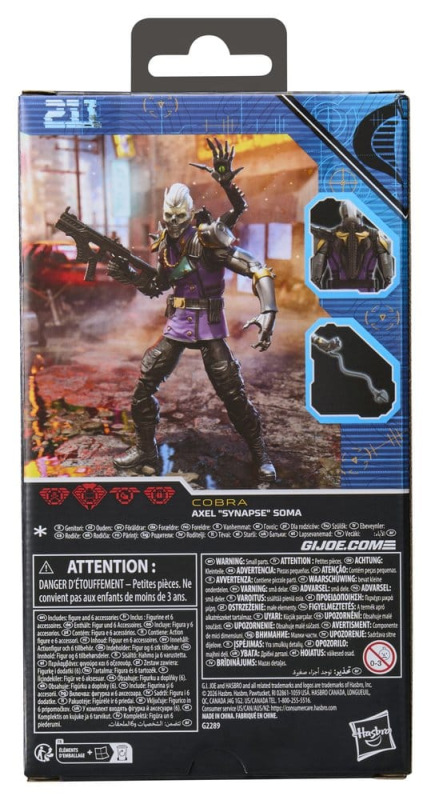 G.I. Joe Classified Series Action Figure #211 Axel "Synapse" Soma 15 cm 1
