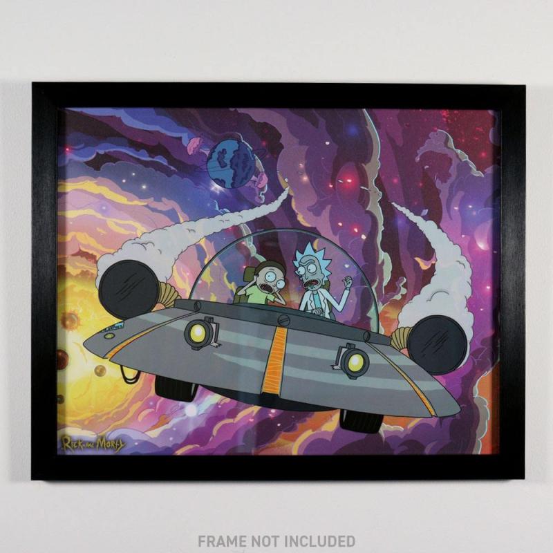 Rick & Morty: Misadventure in Space Limited Edition FanCel 36 x 28 cm Art Print - FaNaTtik