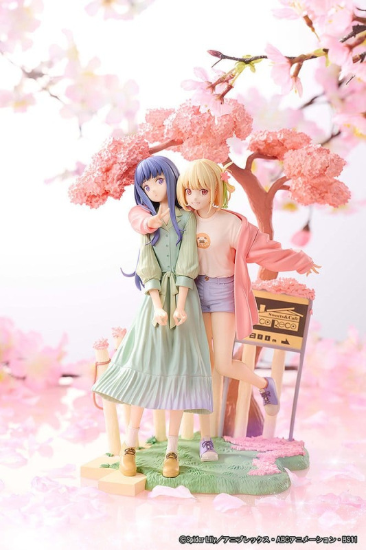 Lycoris Recoil PVC Figures 2-Pack Chisato Nishikigi & Takina Inoue Spring Ver. 25 cm 8