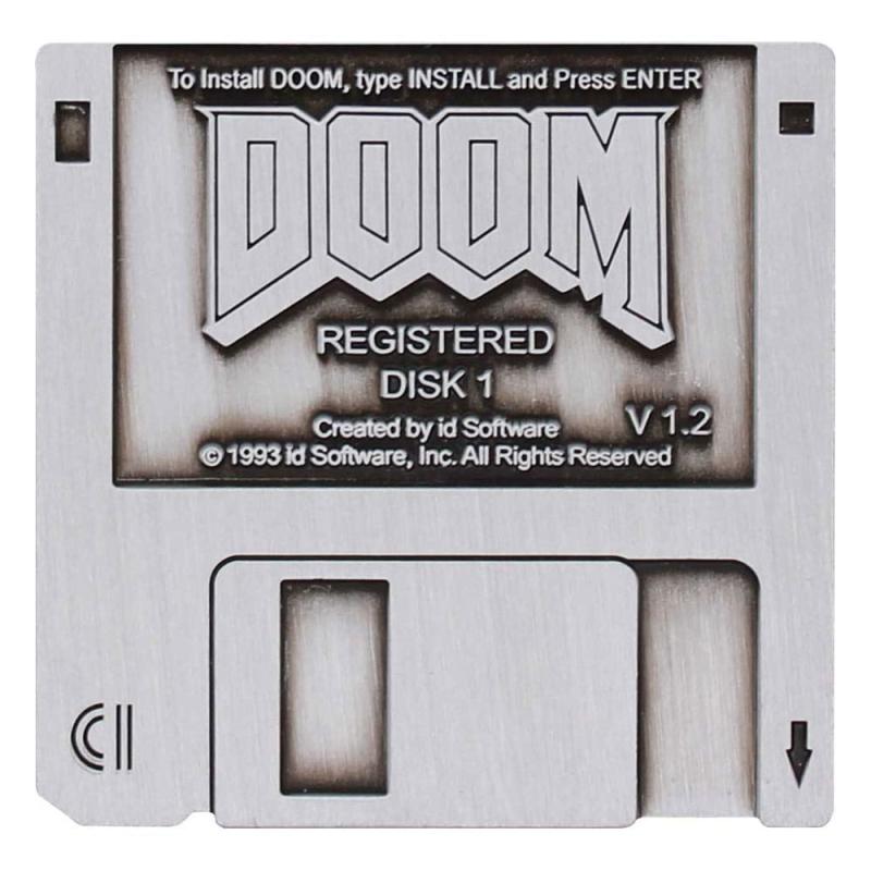 Doom Pin Badge Floppy Disk Limited Edition