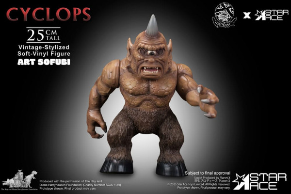 Ray Harryhausen Soft Vinyl Statue Cyclops (Vintage-Style) 25 cm 9