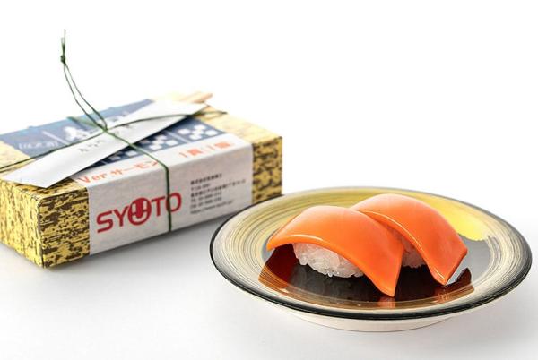 Sushi Plastic Model Kit 1/1 Salmon (re-run) 3 cm 2