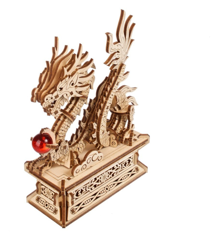 Ugears 3D Wooden Puzzle Wood Dragon 5