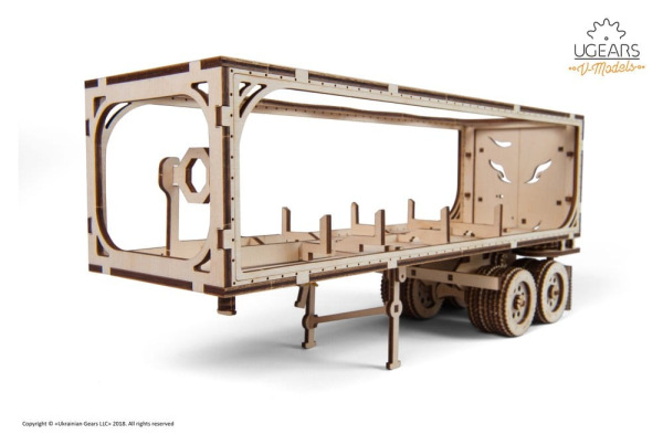 Ugears 3D Wooden Puzzle Trailer for Heavy Boy Truck VM-03 9