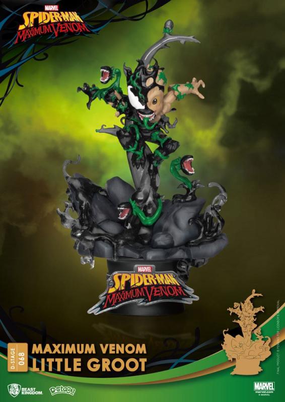 Marvel Comics: Maximum Venom Little Groot - D-Stage PVC Diorama 16 cm - Beast Kingdom