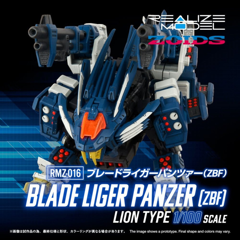 Zoids Plastic Model Kit 1/100 RMZ-016 Blade Liger Panzer ZBF 25 cm 1