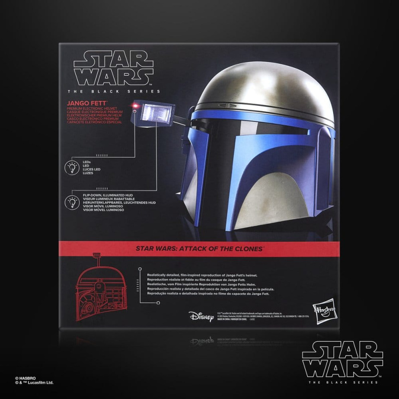 Star Wars Episode II Black Series Electronic Helmet Jango Fett 1