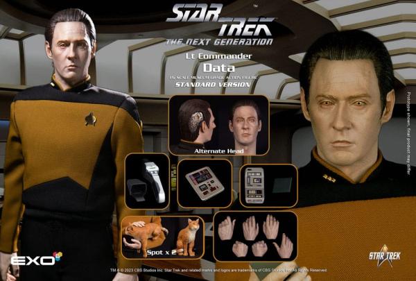 Star Trek The Next Generation: Lt. Commander Data (Standard) 1/6 Action Figure - Exo-6