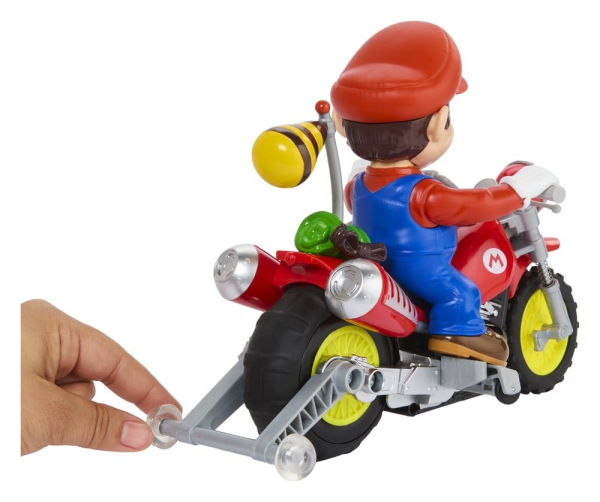 The Super Mario Galaxy Movie Hot Wheels RC Vehicle Mario Wheelie Motocross 3