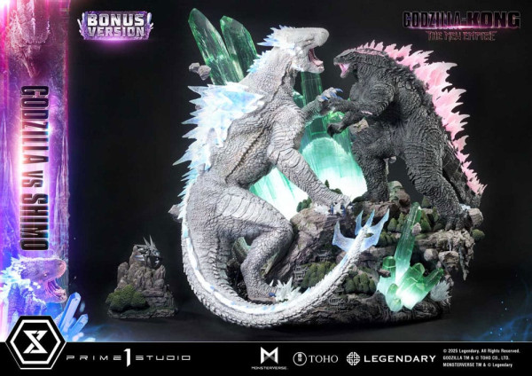 Godzilla x Kong: The New Empire Ultimate Diorama Masterline Series Statue Godzilla vs Shimo Bonus Ve