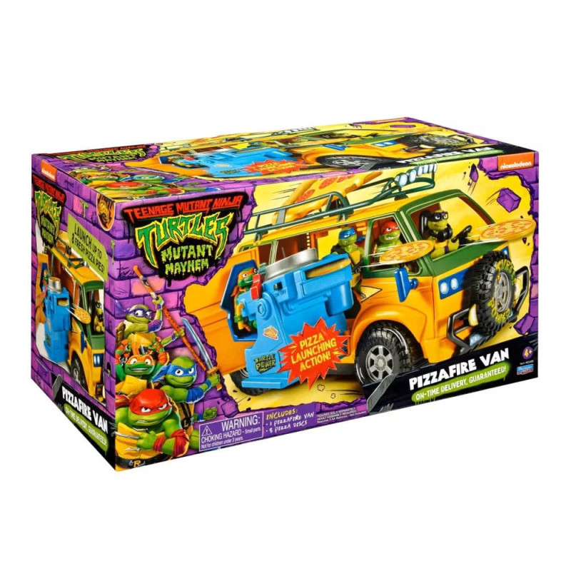 Teenage Mutant Ninja Turtles: Mutant Mayhem Vehicle Pizzafire Van 20 cm 4