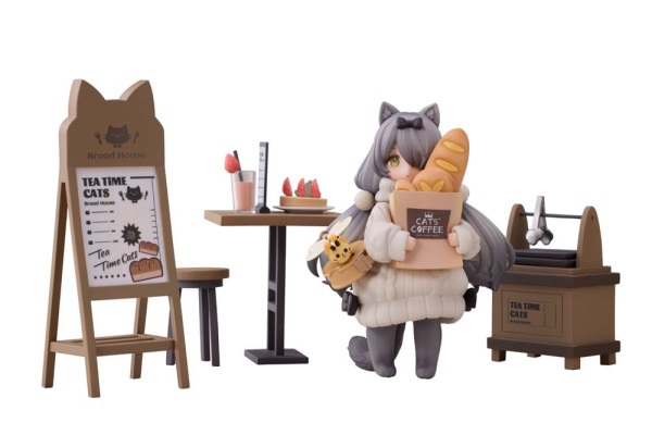 Decorated Life Collection PVC Statue Tea Time Cats - Cat Town Bakery Staff & Customer Set 12 cm 10