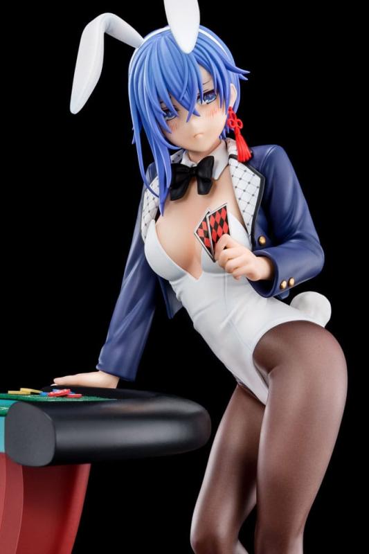 The Demon Sword Master of Excalibur Academy Statue 1/6 Sakuya Sieglinde wearing lapis lazuli blue bu