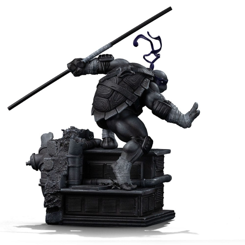 Teenage Mutant Ninja Turtles Art Scale Statue 1/10 Donatello Black and White Variant 26 cm heo exclu 2