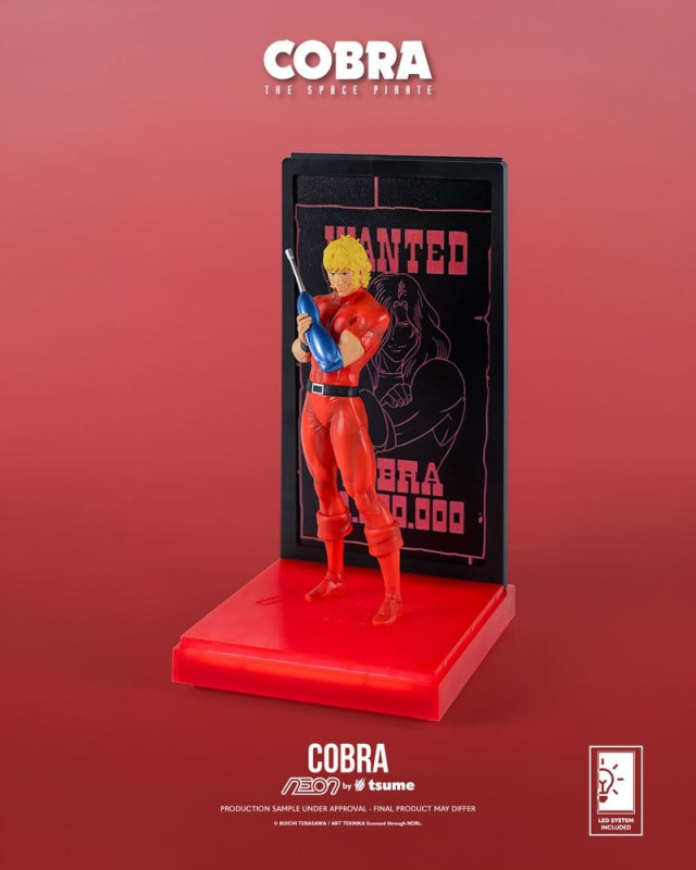 Cobra Neon Figure 1/9 Cobra The Space Pirate 20 cm 4