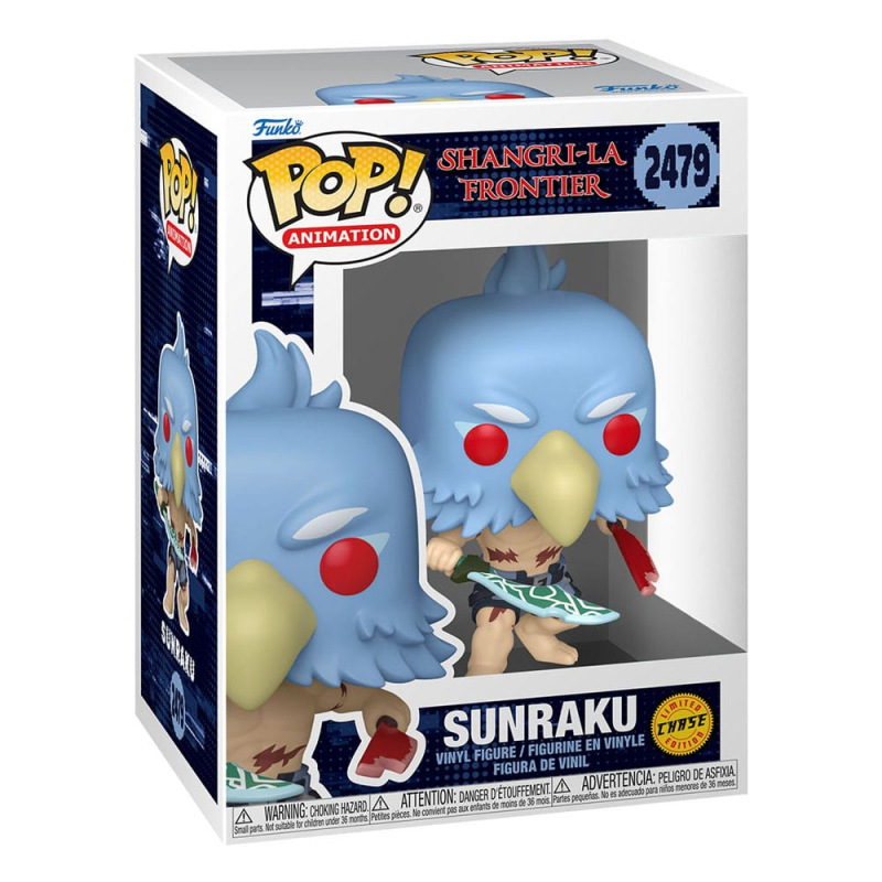 Shangri-La Frontier POP! Animation Vinyl Figures Sunraku with Chase 9 cm Assortment (6) 4