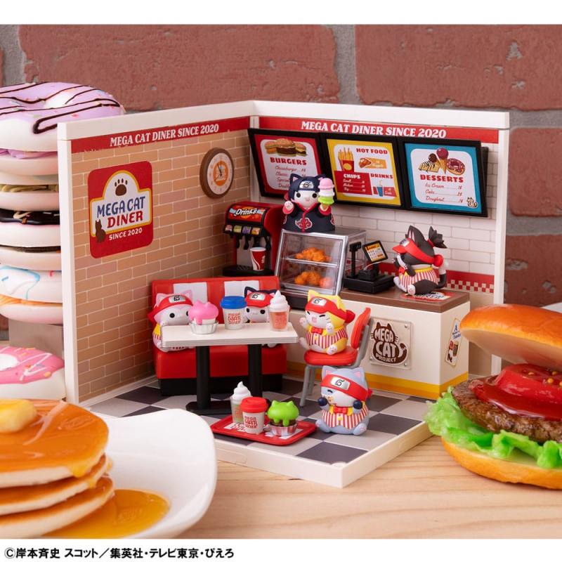 Naruto Shippuden Mega Cat Project Nyaruto! Trading Figures Mega Cat Diner 3 cm Assortment (6) 9