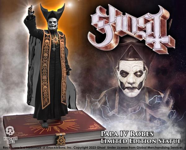 Ghost Rock Iconz Statue 1/9 Papa Emeritus IV (Black Robes) 22 cm