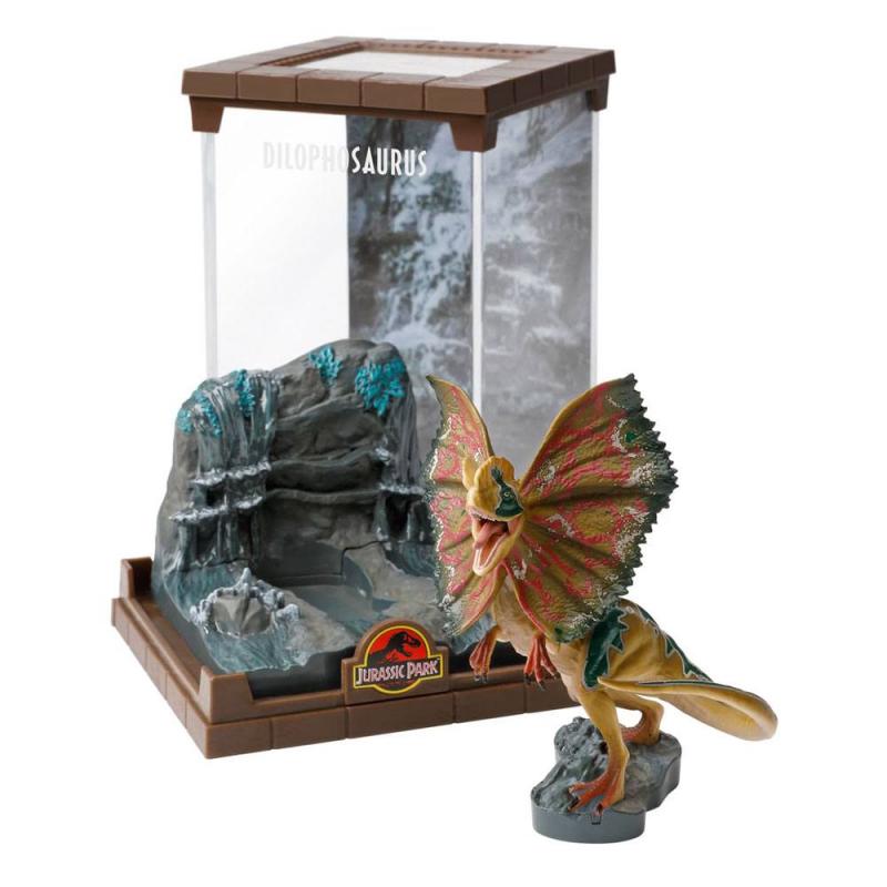 Jurassic Park: Dilophosaurus 18 cm Creature PVC Diorama - Noble Collection