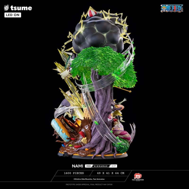 One Piece HQS Dioramax Figure 1/6 Nami 64 cm 3