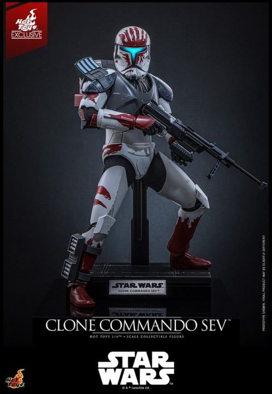 Star Wars: The Clone Wars Television Masterpiece Action Figure 1/6 Clone Commando Sev (Hot Toys Excl 9