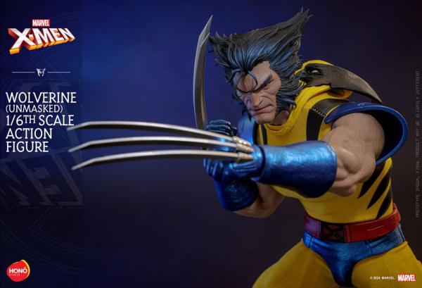 Marvel X-Men Action Figure 1/6 Wolverine (Unmasked) 28 cm