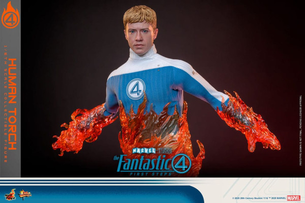 The Fantastic Four: First Steps Movie Masterpiece Action Figure 1/6 Human Torch 30 cm 1