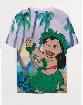 Lilo & Stitch All Over Print T-Shirt Size S